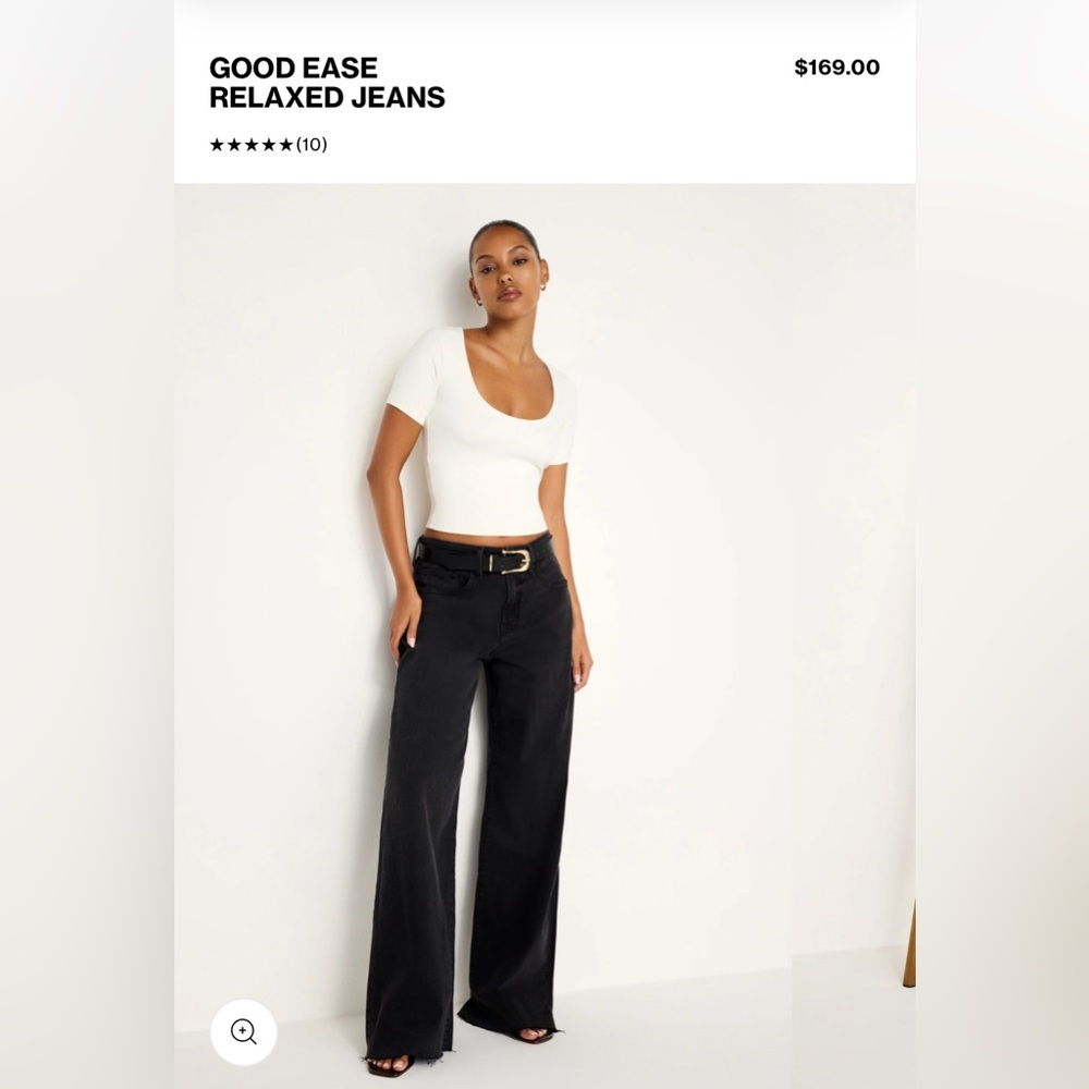 Good American - Good Ease Relaxed Jean - US 6